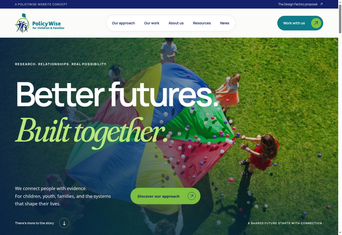 Capture of the working homepage